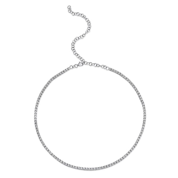 Shy Creation Stella 0.95 Ct. Diamond Tennis Necklace