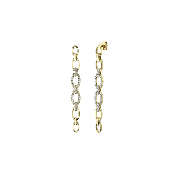 Shy Creation Kate 1.07 Ct. Diamond Link Earring
