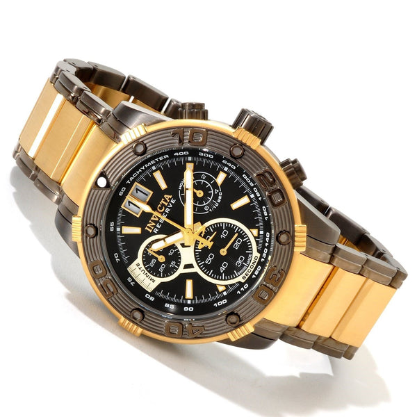 Invicta Men's 10592 Reserve Ocean Speedway Chronograph Gold-tone and Gunmetal Stainless Steel Watch