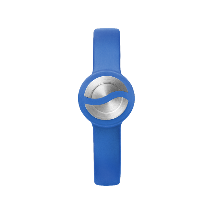 Sea Blue Sport Rubber Bracelet