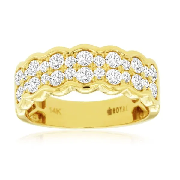 Diamond Band in 14 Karat