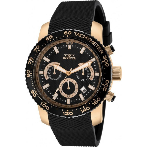 Invicta Men's 11294 Specialty Chronograph Black Polyurethane Watch