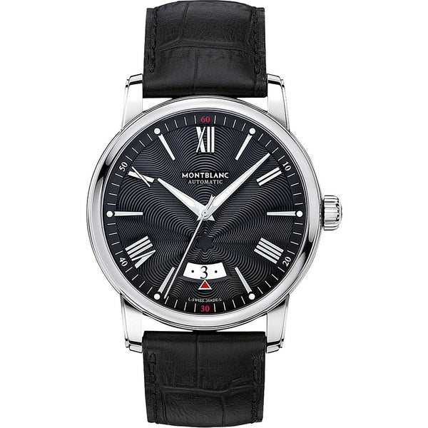 Montblanc Men's 115122 4810 Automatic Black Leather Watch