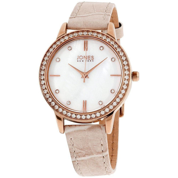 Jones New York Women's 11536R528-822 Pink Leather Watch