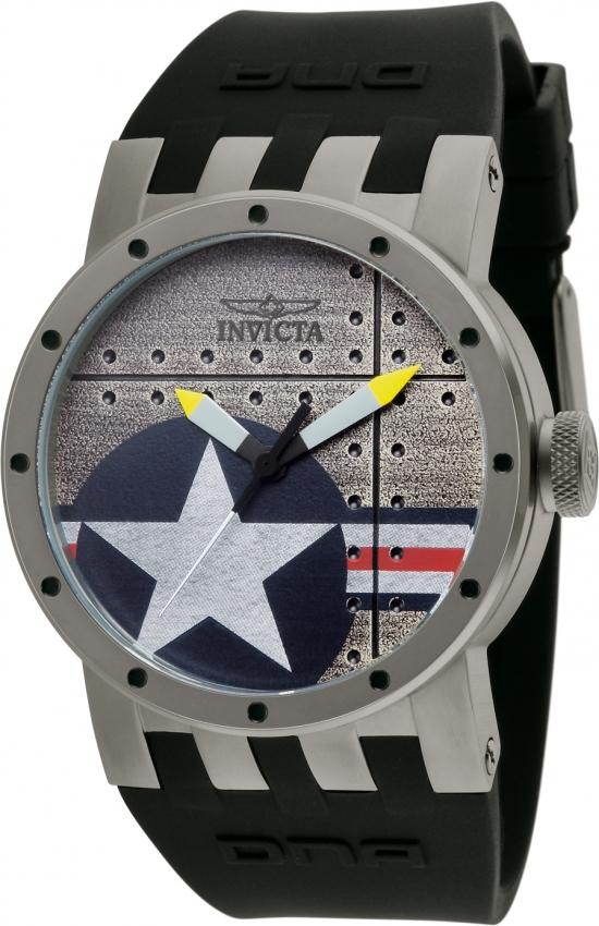 Invicta Men's 11647 DNA Black Polyurethane Watch