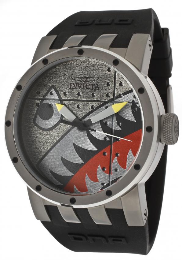 Invicta Men's 11651 DNA Black Polyurethane Watch