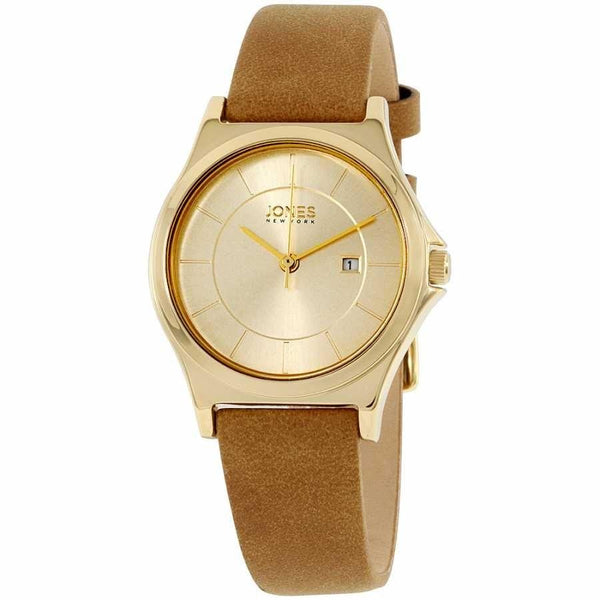 Jones New York Women's 11683G528-822 Beige Leather Watch