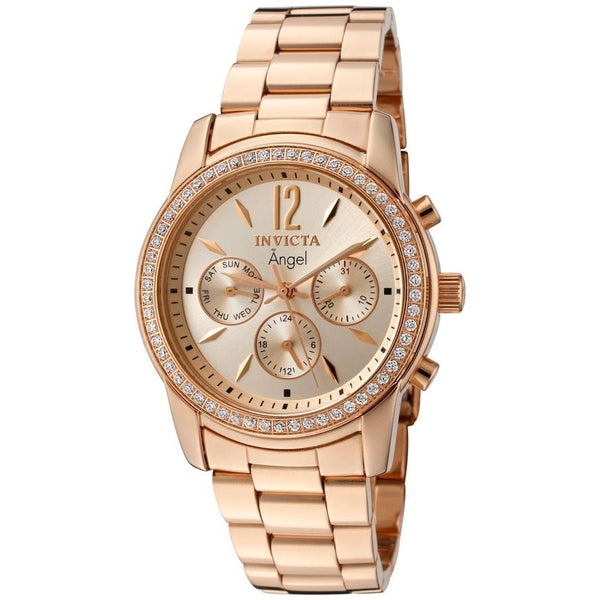 Invicta Women's 11774 Angel Chronograph Rose-tone Stainless Steel Watch