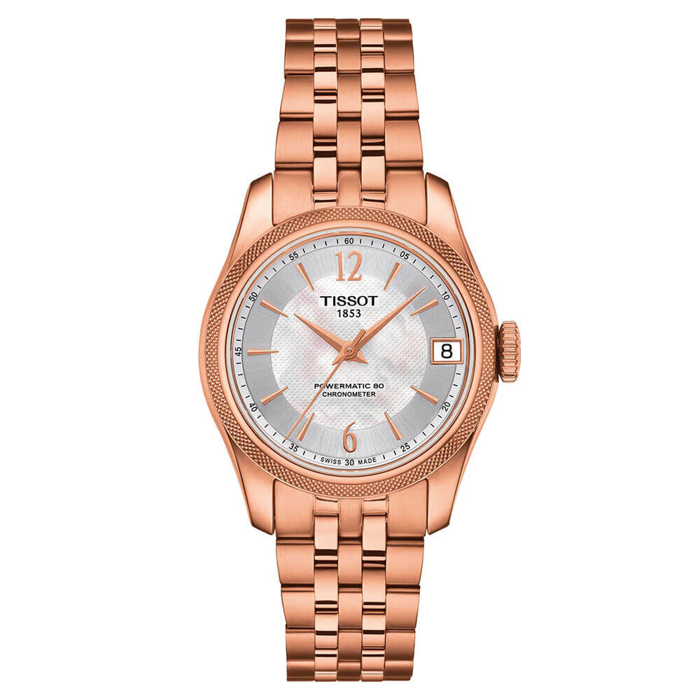 Tissot Ballade Powermatic 80 COSC Rose PVD Watch, 32mm