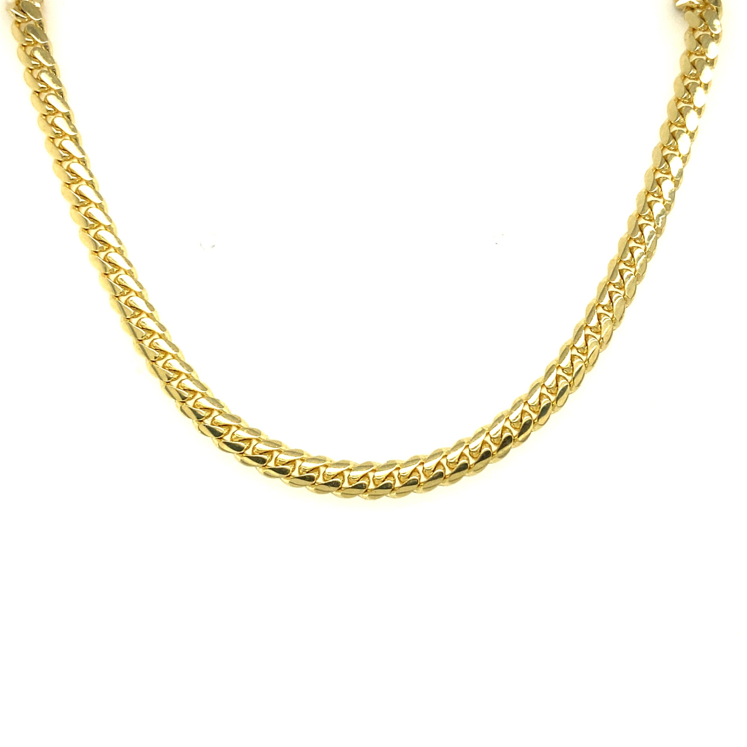 14K Solid Gold Cuban Chain 2.7mm