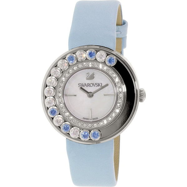 Swarovski Women's 1187024 Lovely Crystal Blue Leather Watch