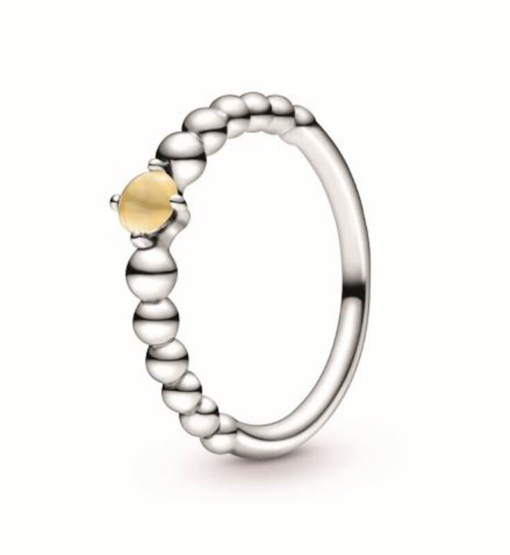 Pandora Purely Pandora Honey Topaz Beaded Ring