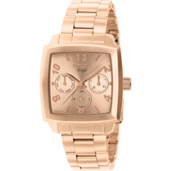 Invicta Women's 12102 Angel Chronograph Rose-Tone Stainless Steel Watch