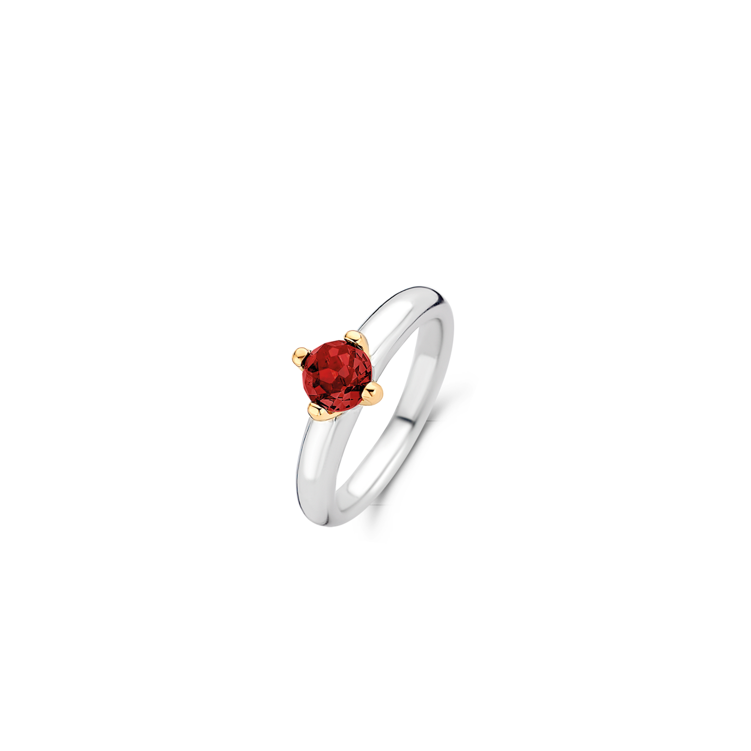 MILANO RED SOLITAIRE RING