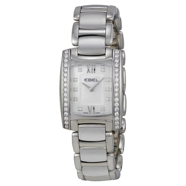 Ebel Women's 1215607 Brasilia Mini Diamond Stainless Steel Watch