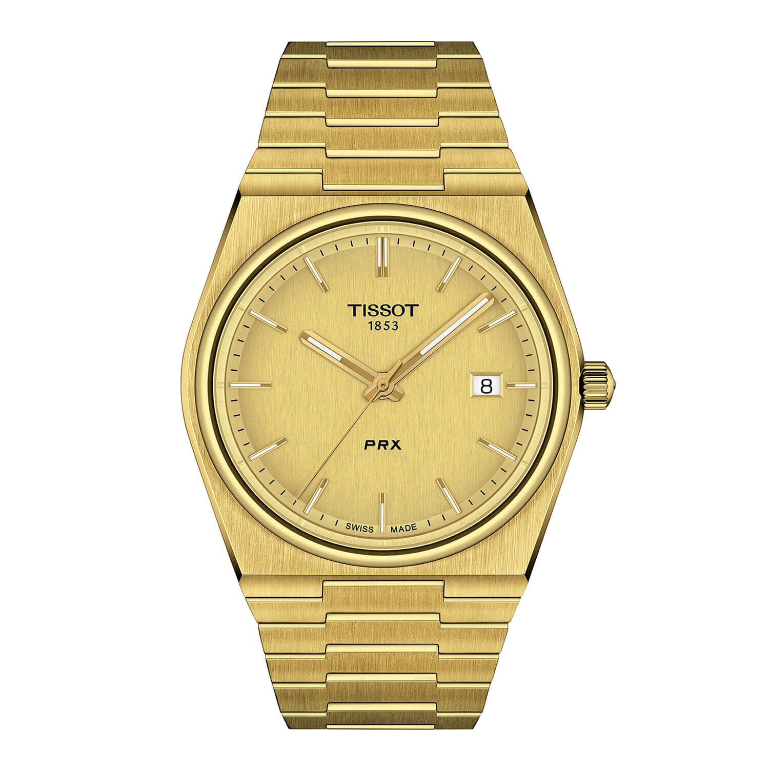 Tissot PRX Watch Gold Bracelet & Dial, 40mm