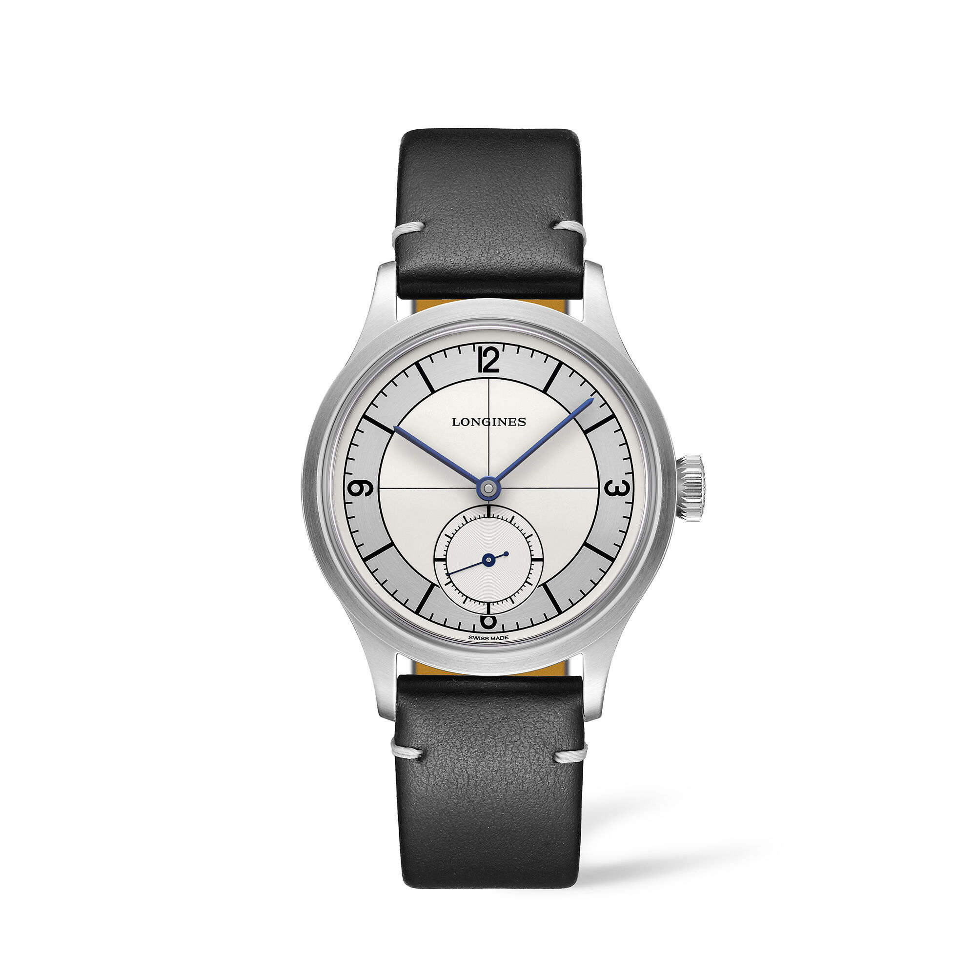 Longines Sector Silver Dial Watch, 38.5mm