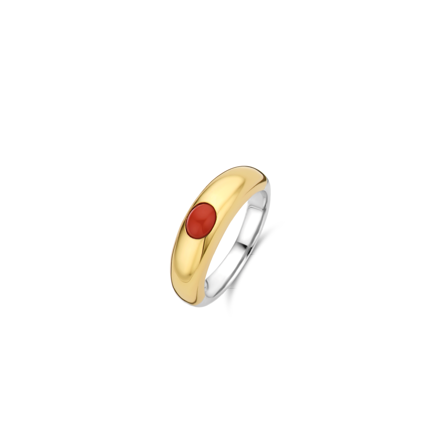 GOLD BAND CORAL RING