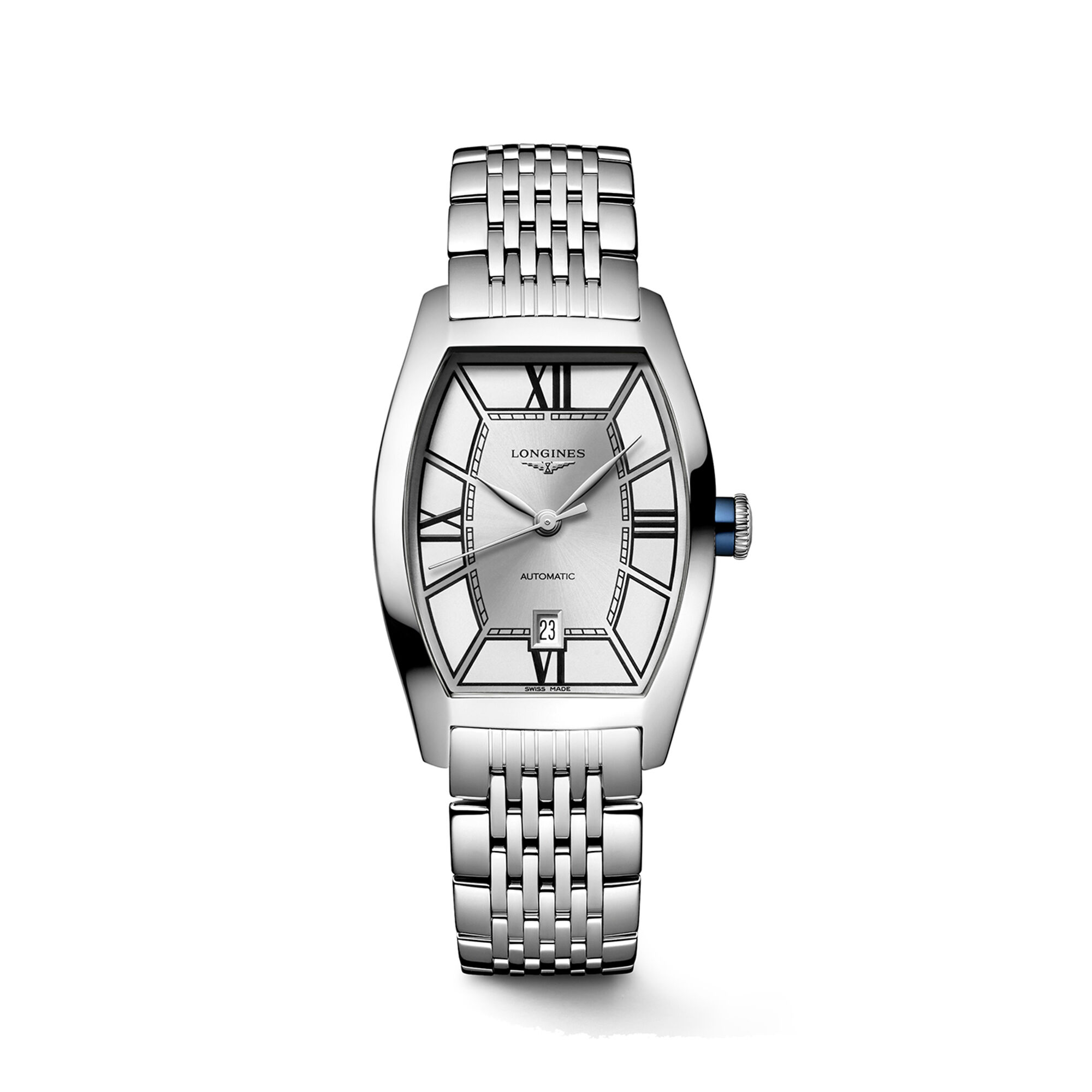 Longines Evidenza Silver Dial Watch, 26mm x 31mm