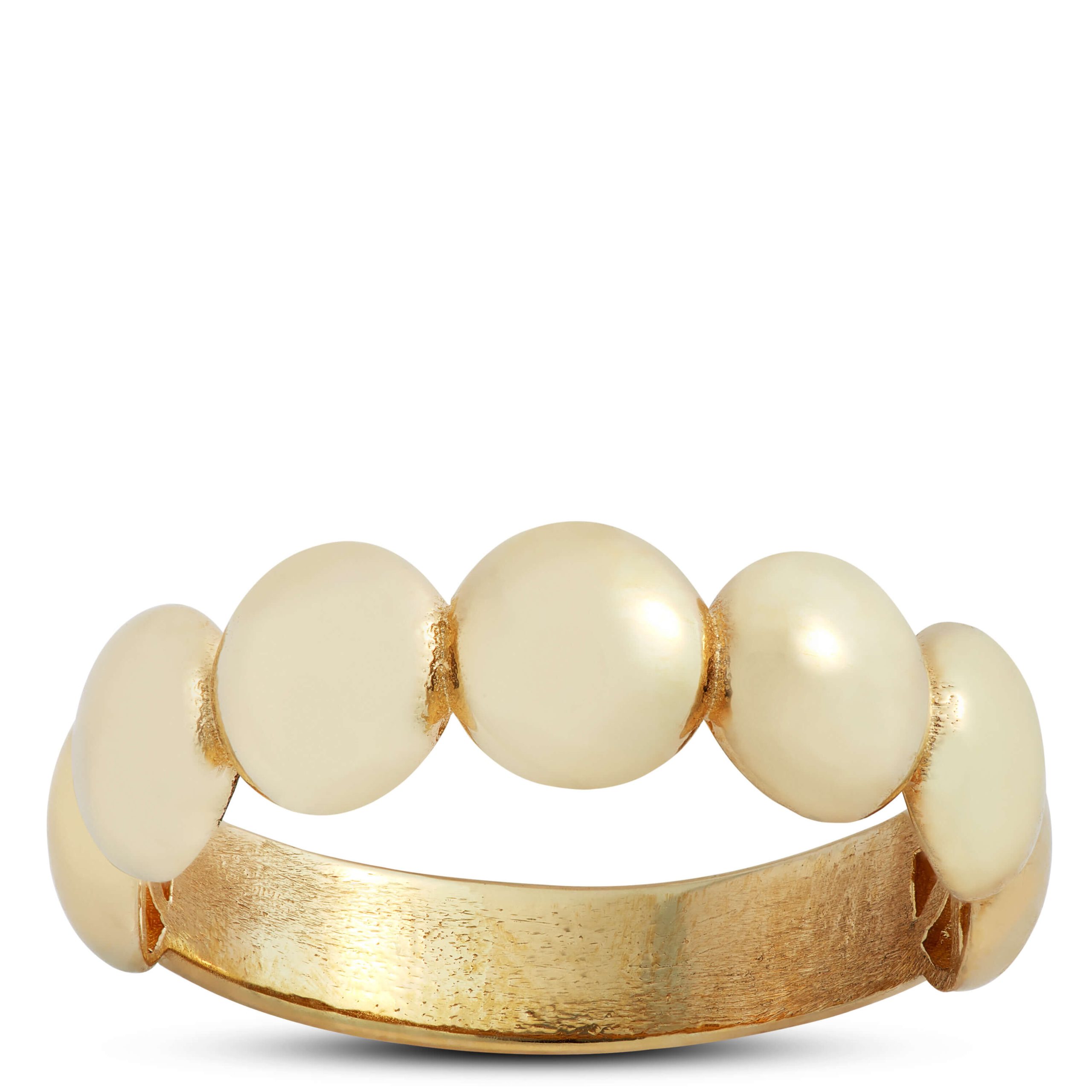 Toscano Beaded Ring, 14K Yellow Gold Size 7