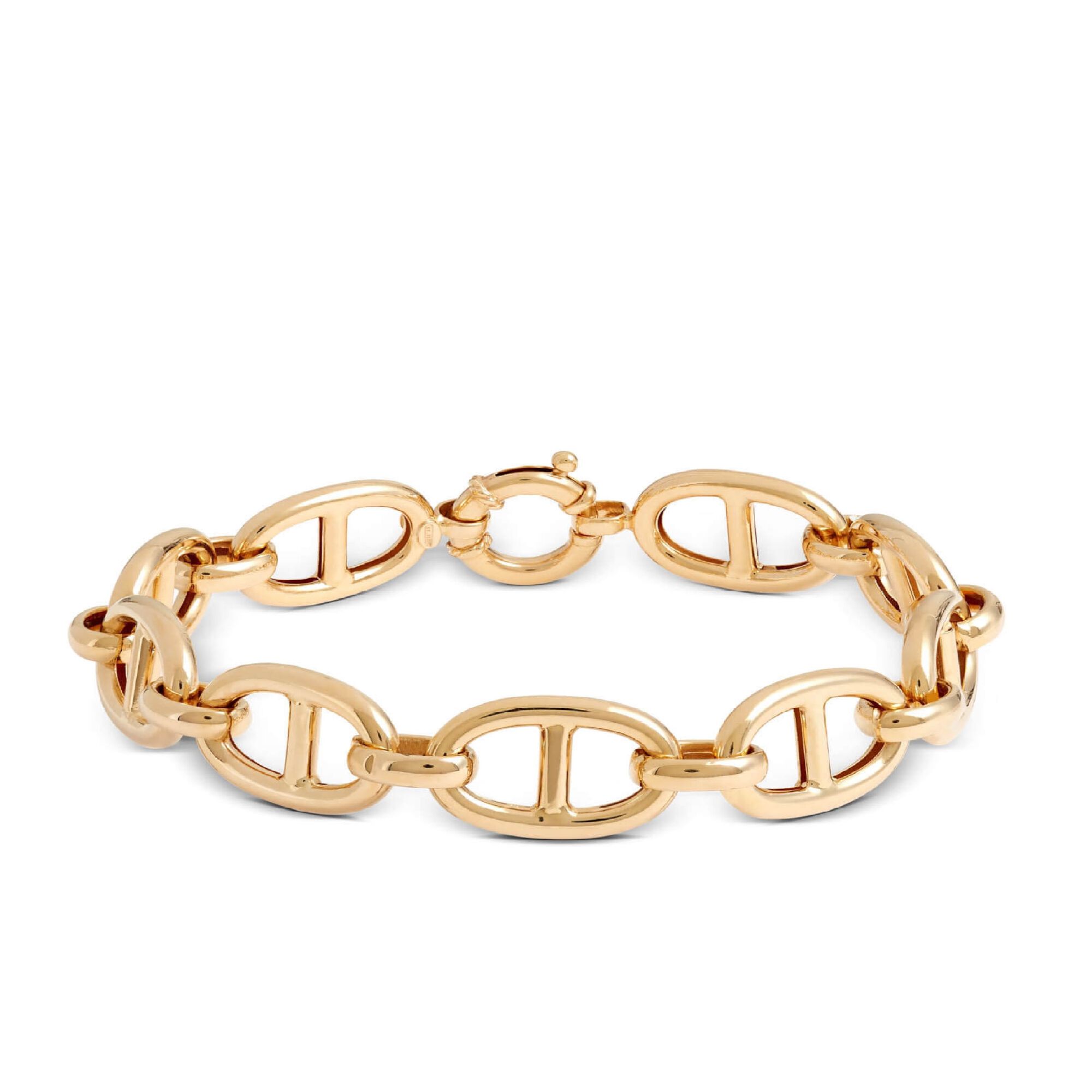 Toscano Anchor Link Bracelet, 14K Yellow Gold 8"