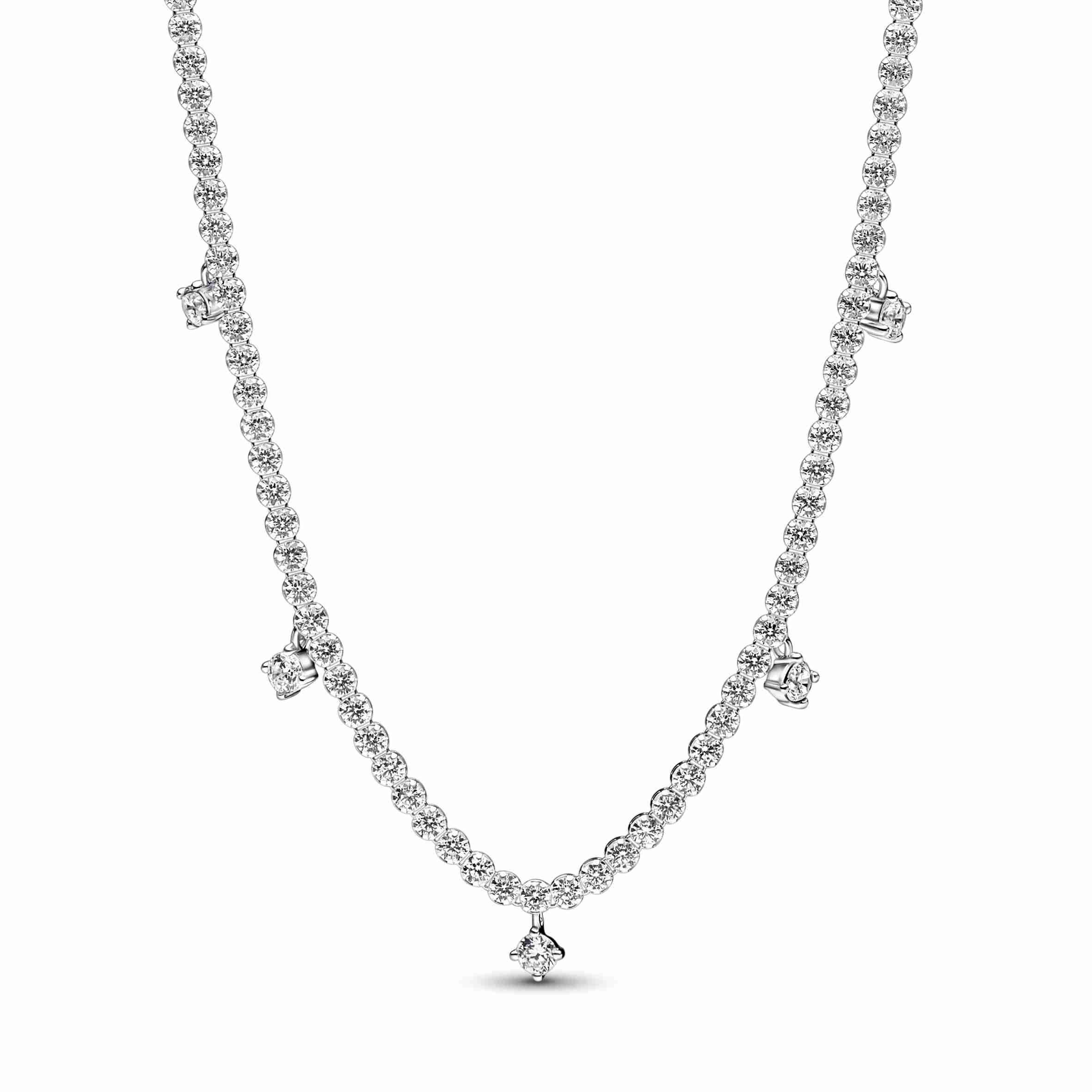 Pandora Sparkling Drop Collier Necklace