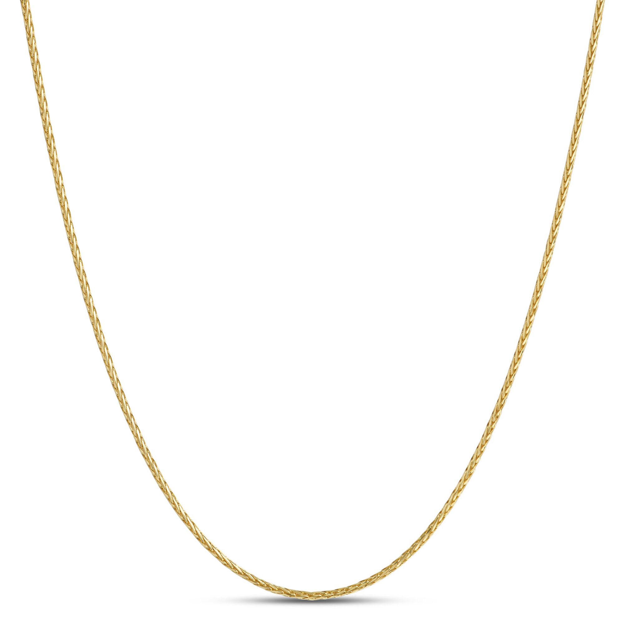 22-Inch Sliding Adjustable Gold Neck Chain, 14K Yellow Gold
