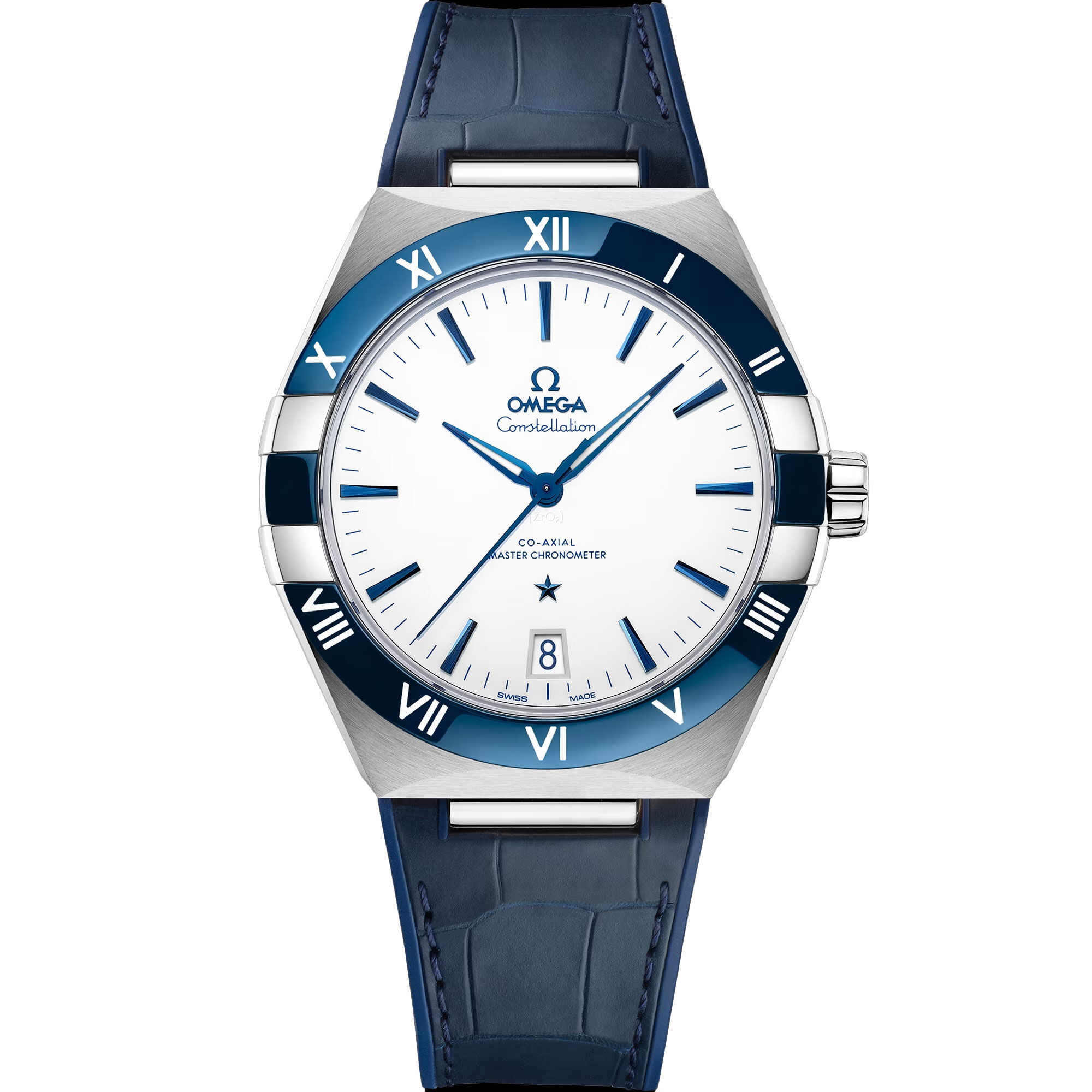 OMEGA Constellation Steel White Dial Watch, 41mm
