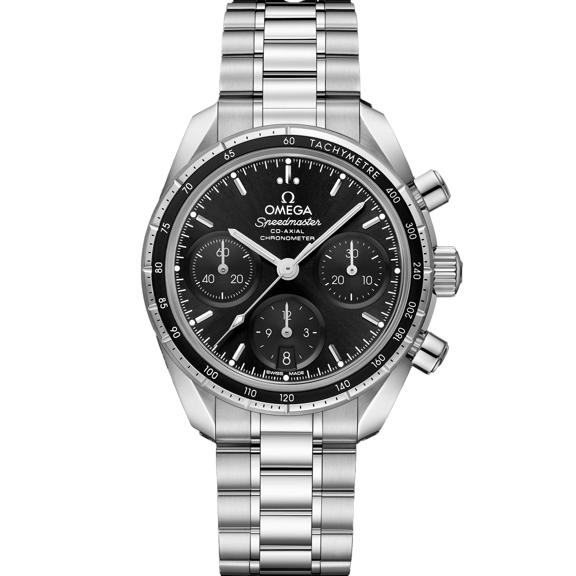 OMEGA Speedmaster 38 Black Dial Watch, 38mm