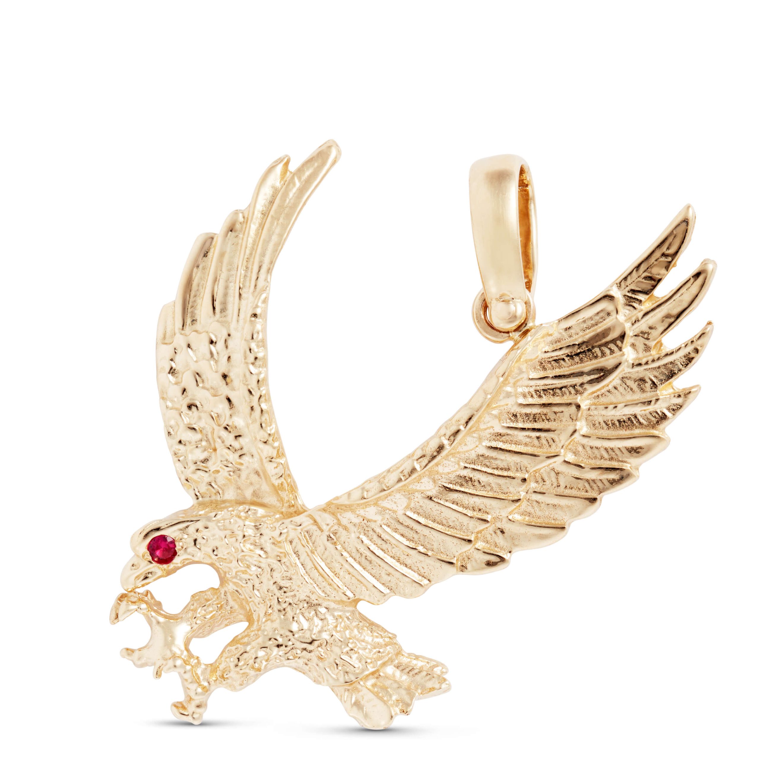 Toscano Eagle Charm, 14K Yellow Gold