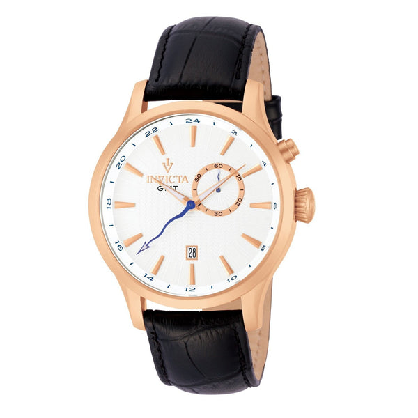 Invicta Men's 12227 Vintage Black Leather Watch