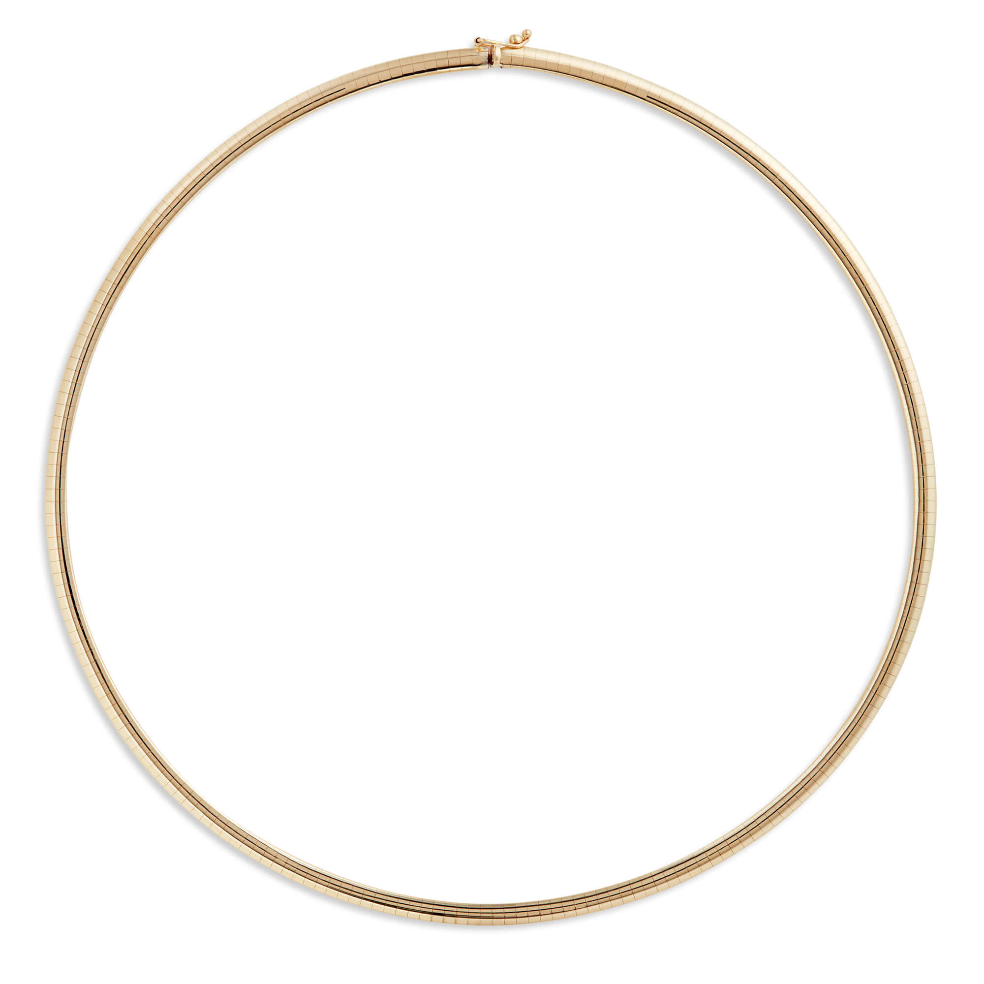 Toscano Omega Neck Chain, 14K Yellow Gold