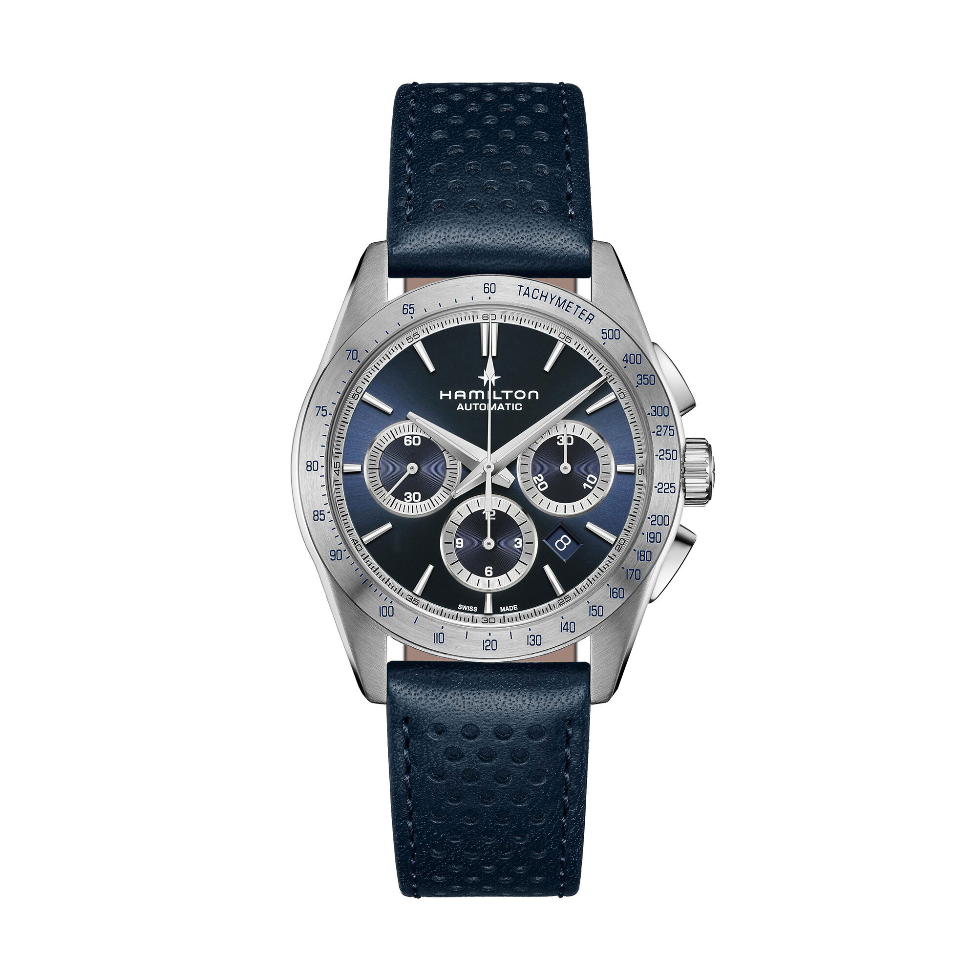 Hamilton Jazzmaster Performer Auto Chrono Blue Dial Watch, 42mm