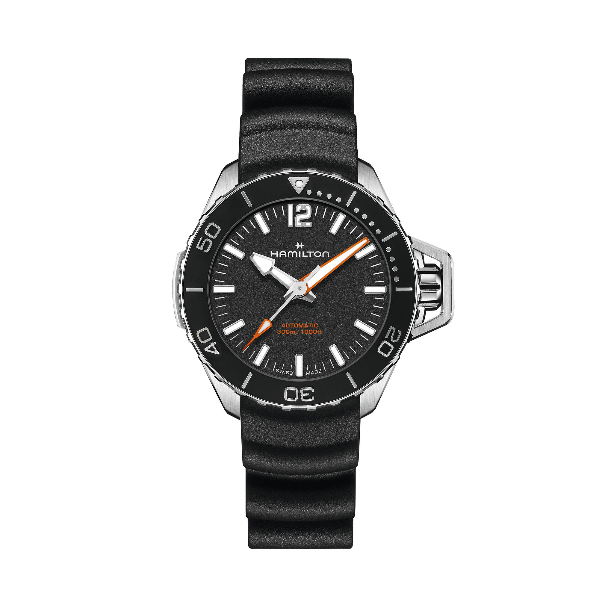 Hamilton Khaki Navy Frogman Auto Black Dial Watch, 41mm