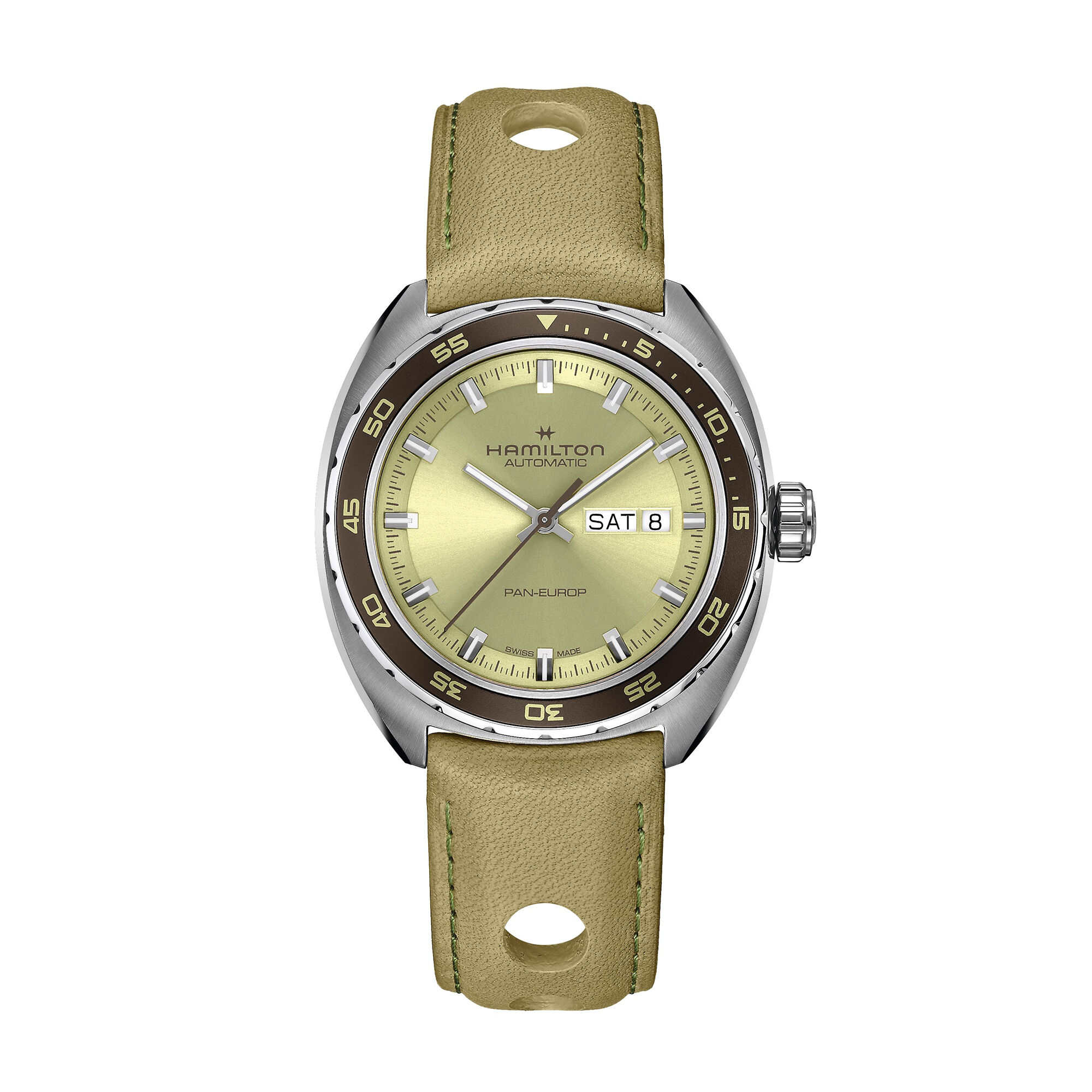 Hamilton American Classic Green Dial Watch, 42mm
