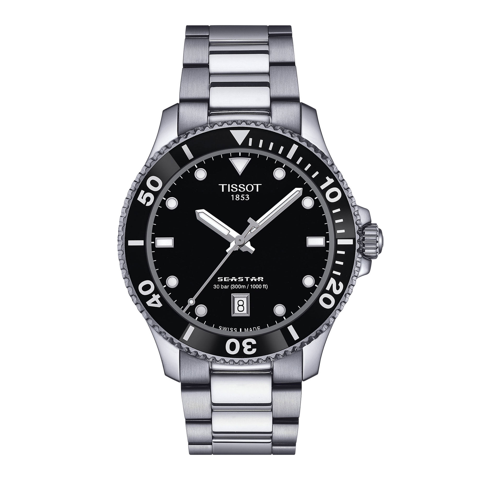Tissot Seastar 1000 Black Dial, 40MM