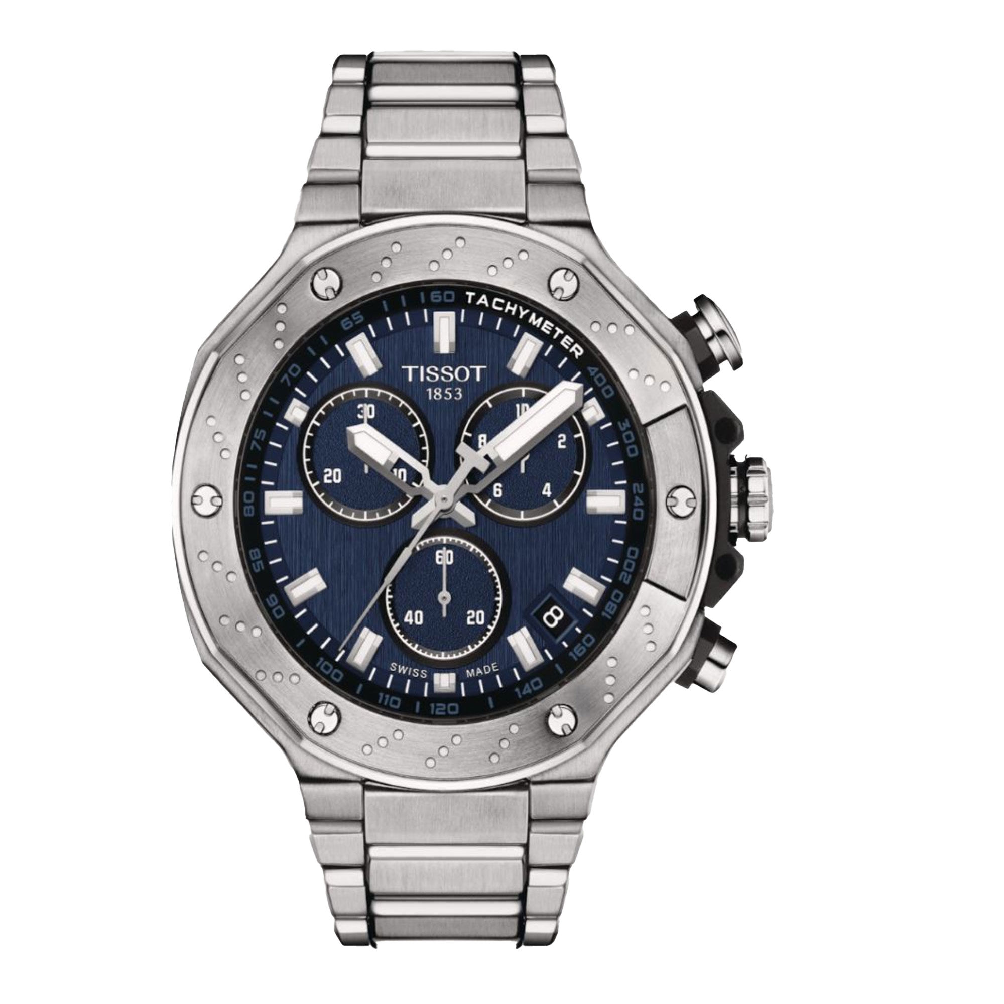 Tissot T-Race Chronograph Blue Dial, 45mm