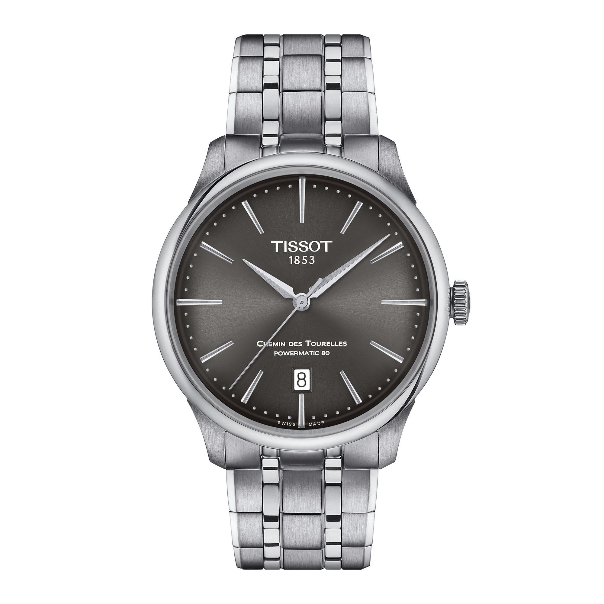 Tissot Chemin Des Tourelles Powermatic 80 Grey Dial, 39mm