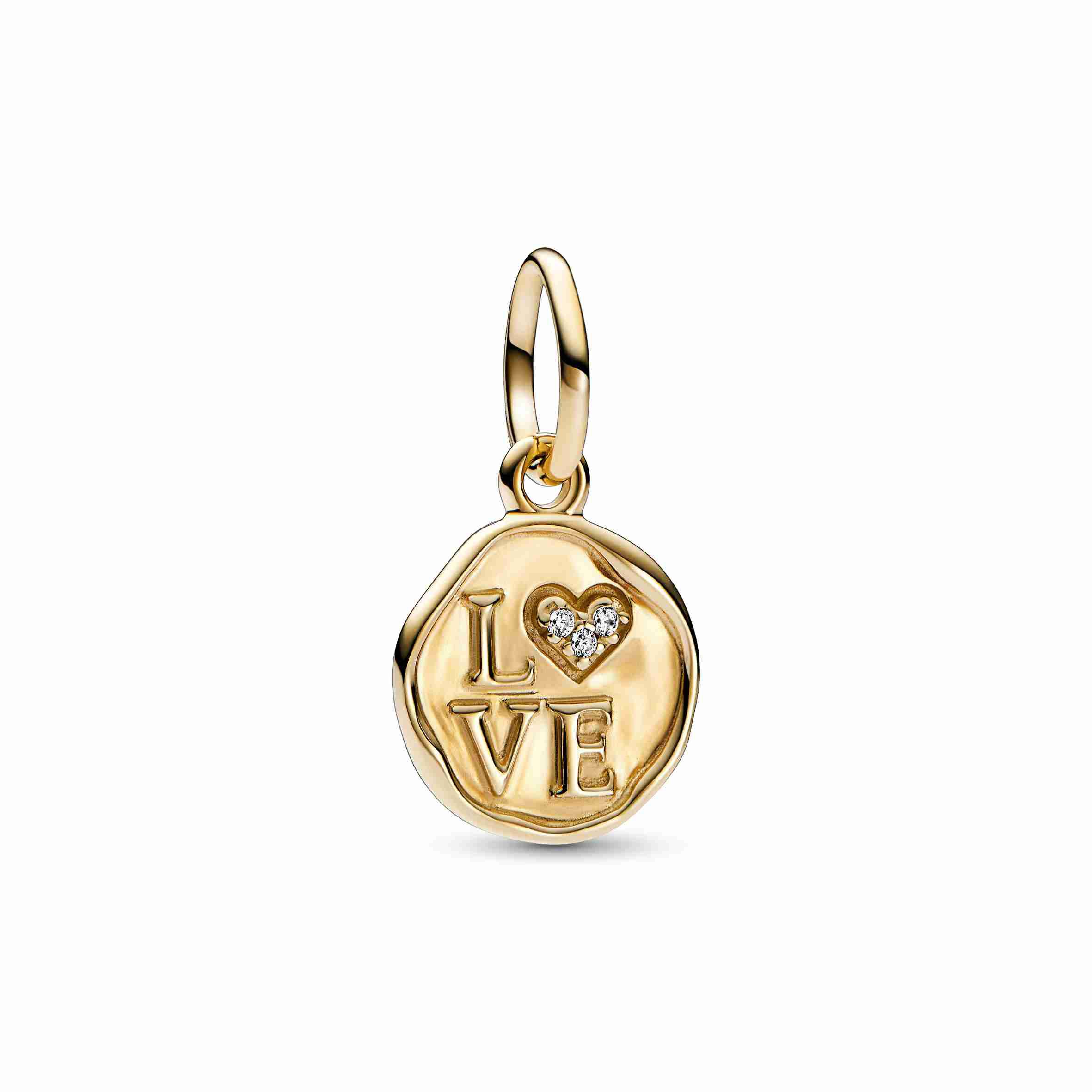 Pandora Sparkling Love Stamp Dangle Charm