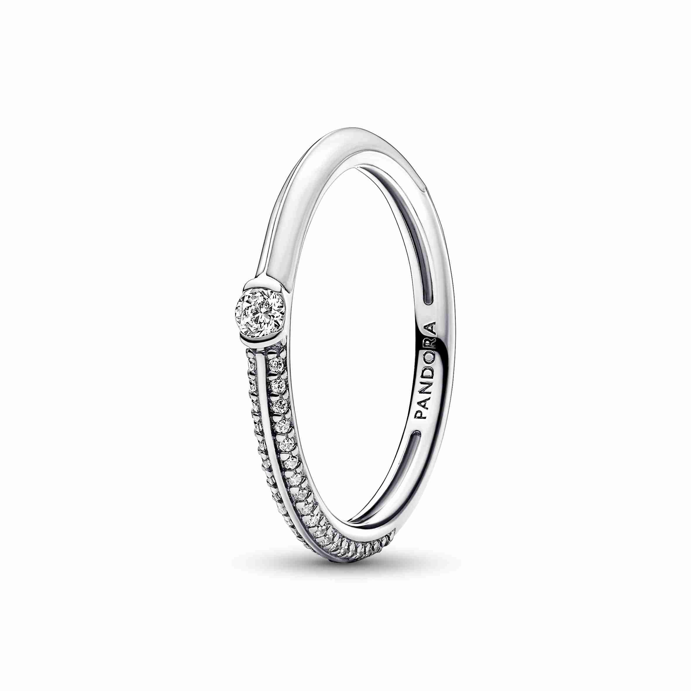 Pandora ME Pavé & White Dual Ring