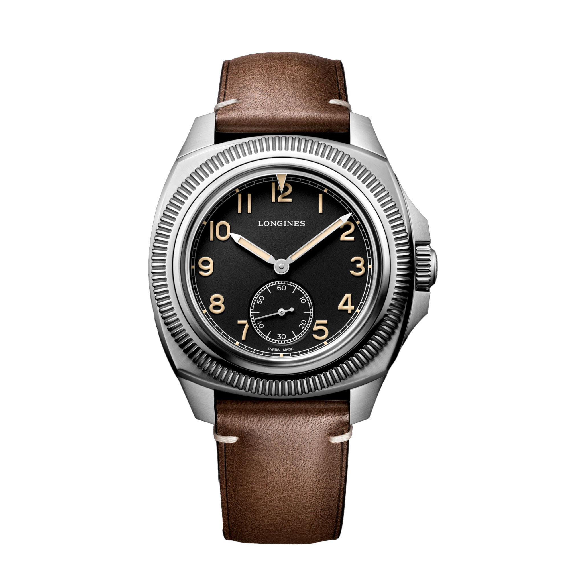 Longines Pilot Majetek Box Edition Watch Black Dial, 43mm