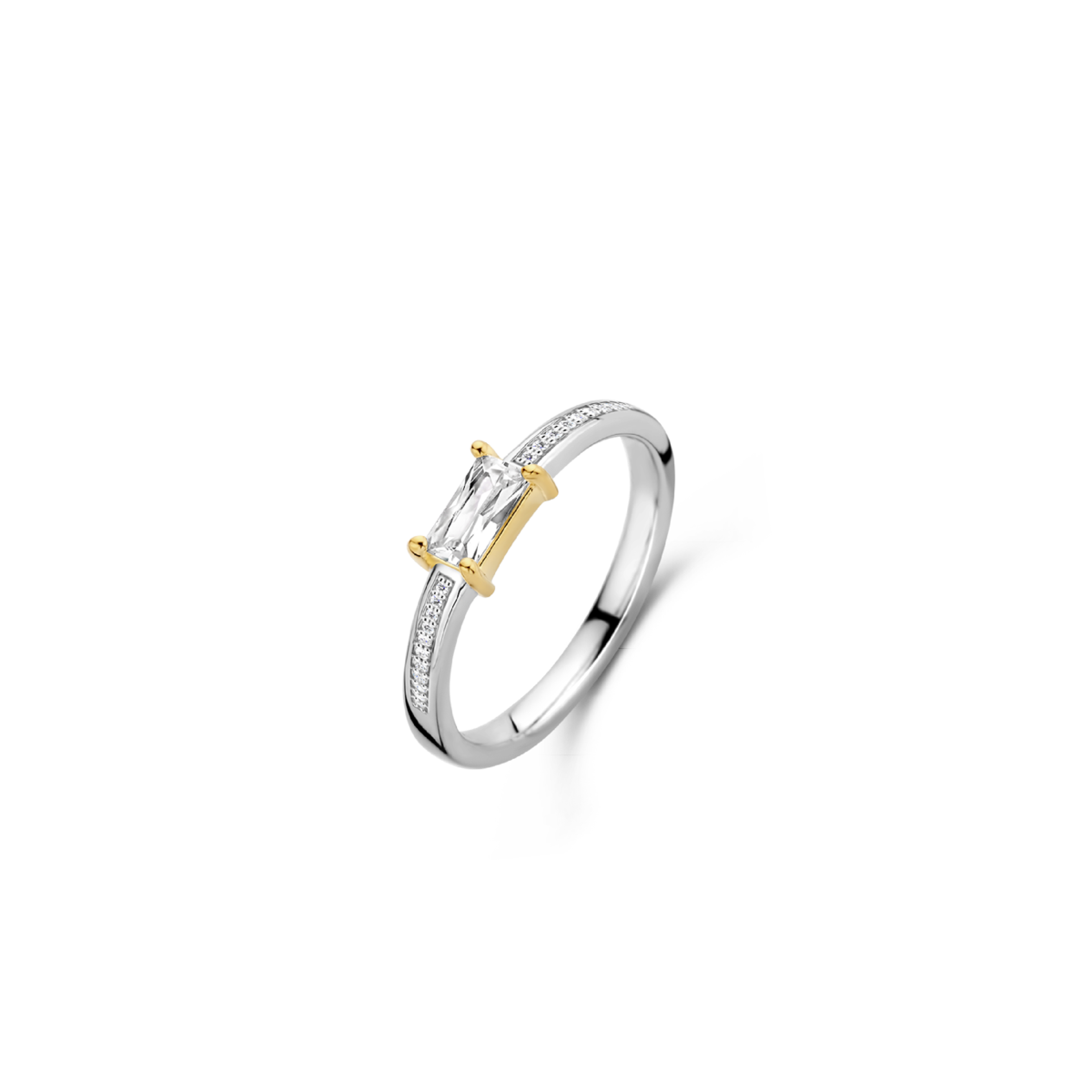 Verguld Ring With Zirconia Mix & Match