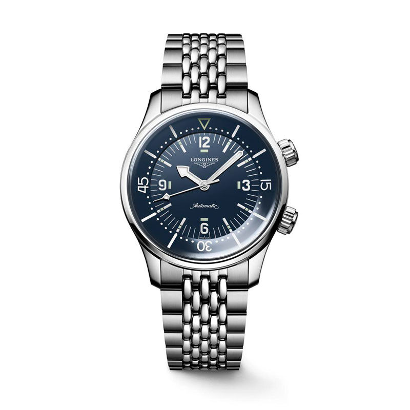 Longines Legend Rotating Bezel Diver Blue Dial, 39mm