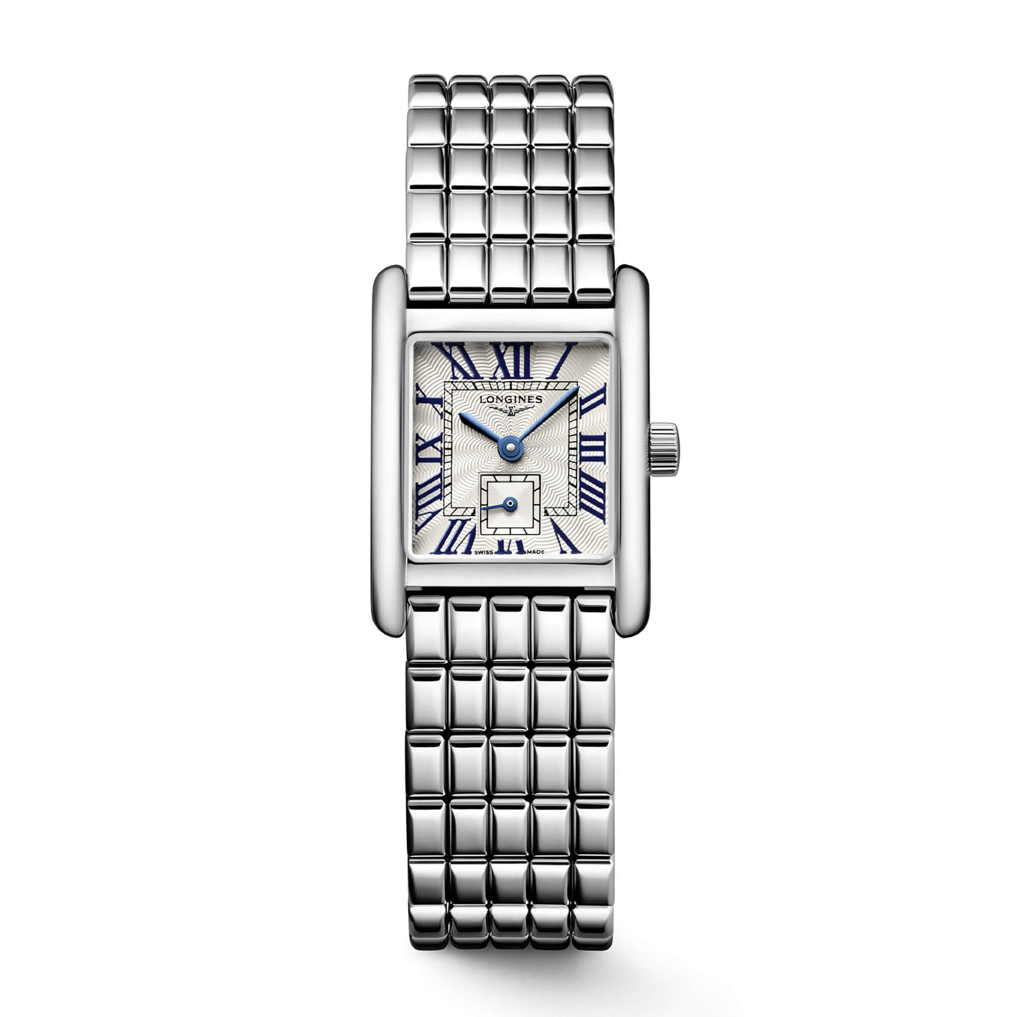 Longines Mini Dolcevita Watch Silver-Tone Dial Steel Bracelet, 29mm