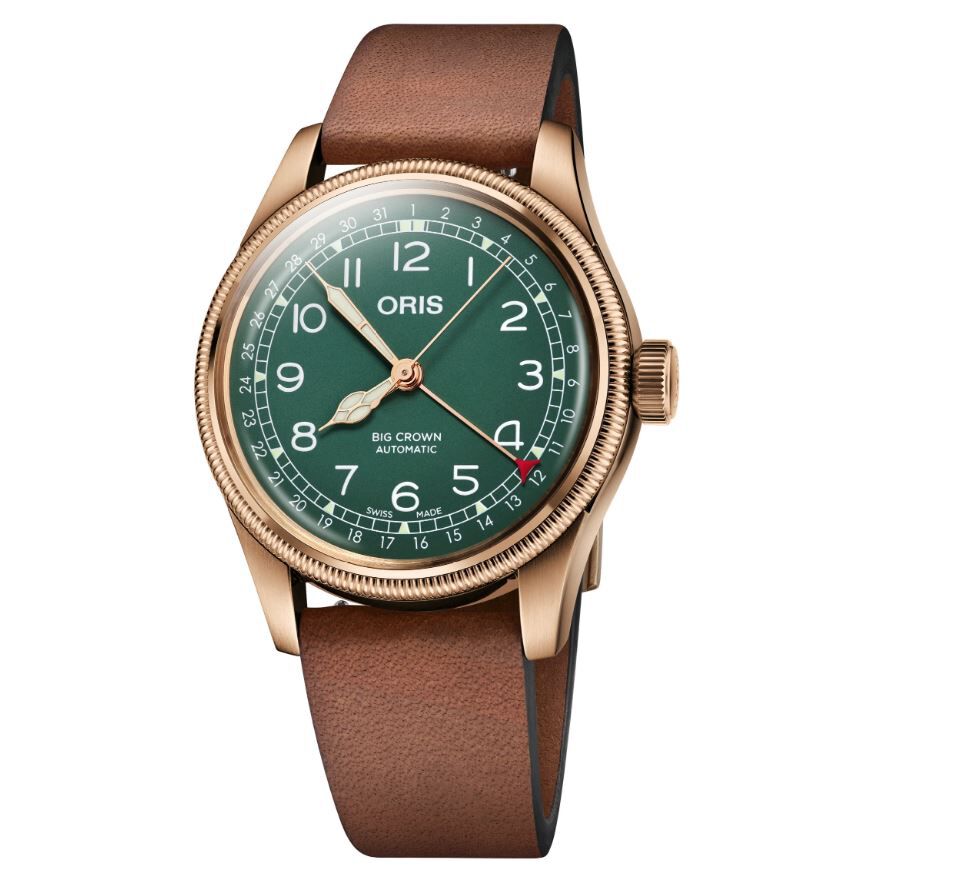 Oris Big Crown Pointer Date 80th Anniversary Edition Watch Green Dial, 40mm