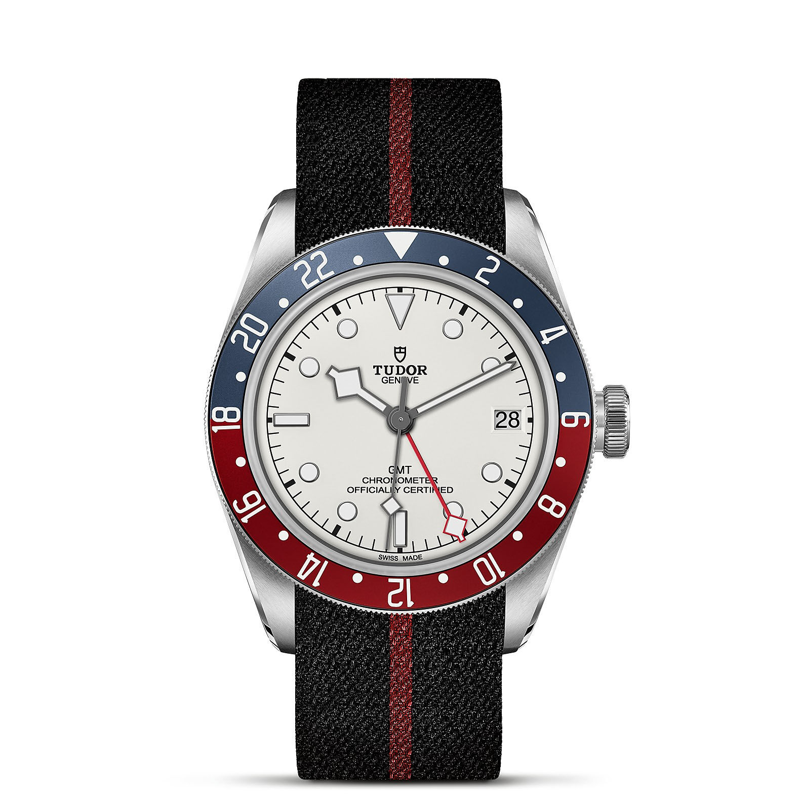 TUDOR Black Bay GMT White Dial Watch, 41mm
