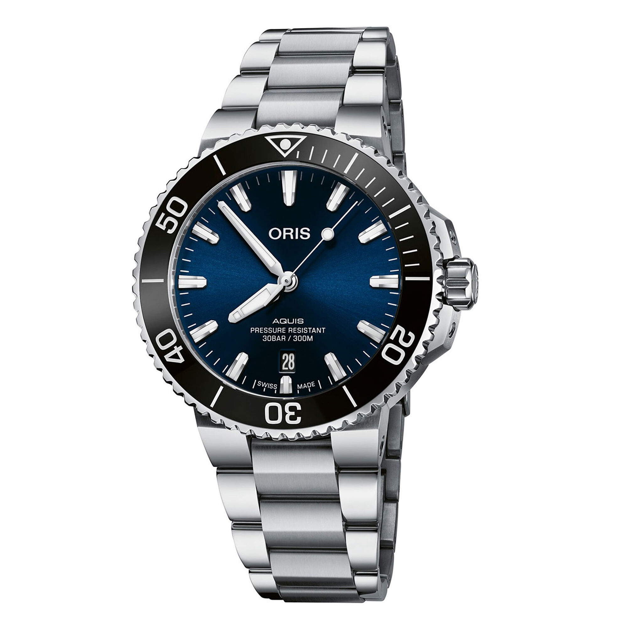 Oris Aquis Date With Blue Gradient Dial Watch, 41.50mm
