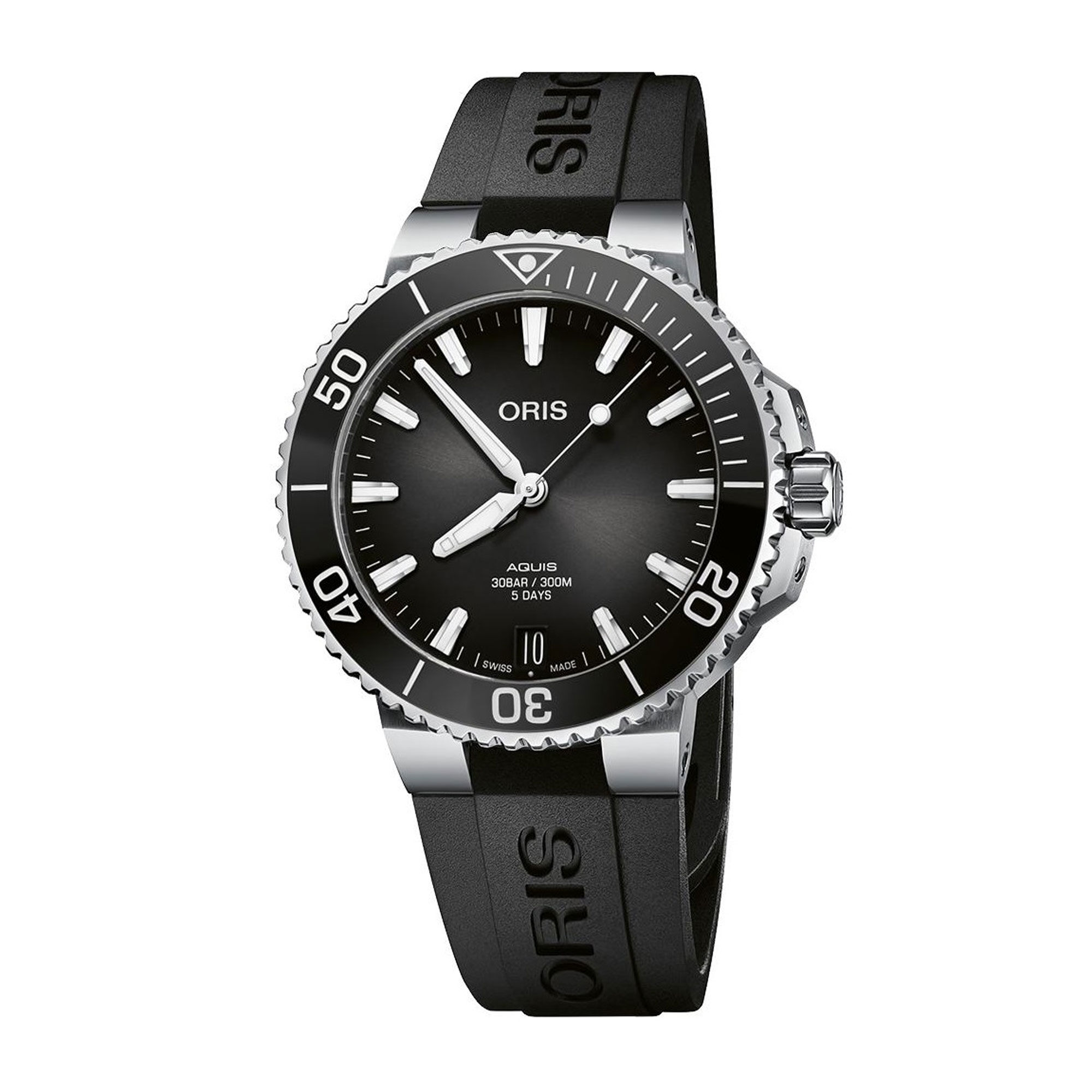 Oris Aquis Date Black Dial Watch, 43.50mm