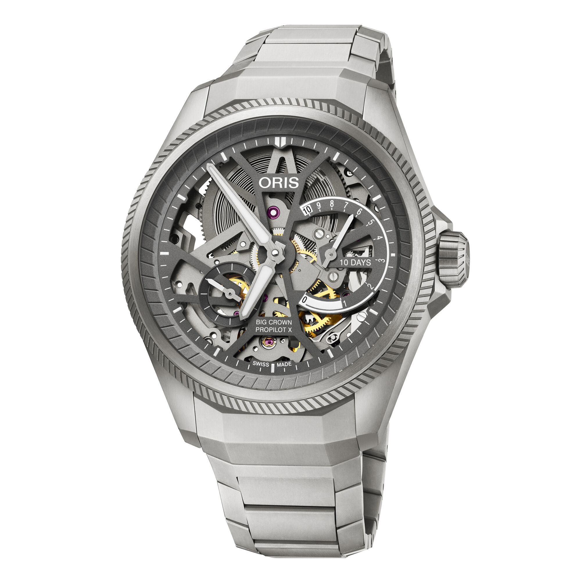 Oris Big Crown ProPilot X Calibre 115 Titanium Watch Skeleton Dial, 44mm