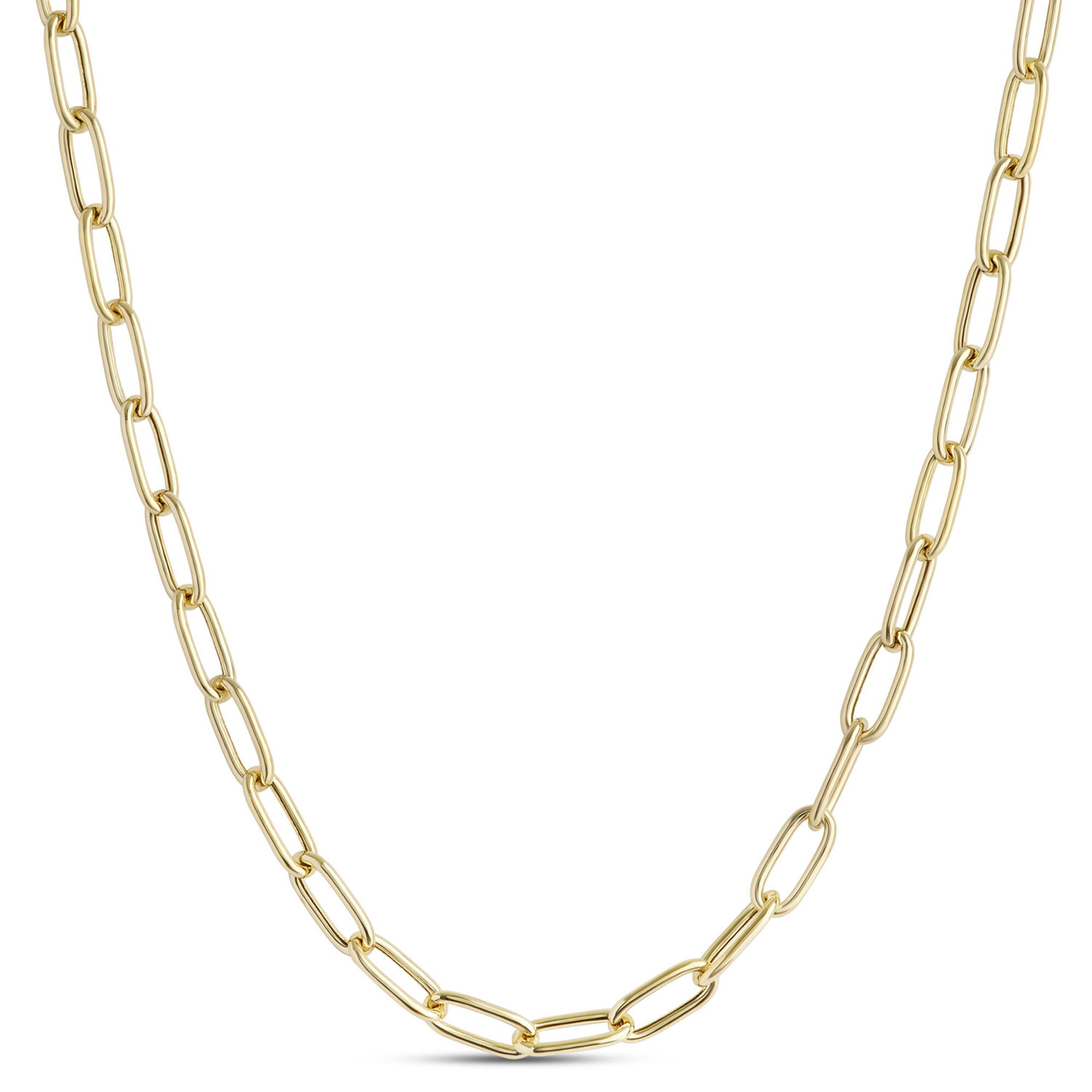 Toscano Oval Link Chain, 14K Yellow Gold